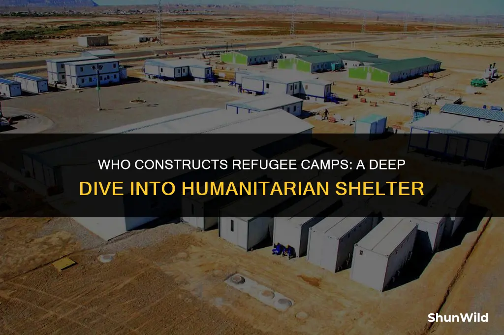 who builds refugee camps