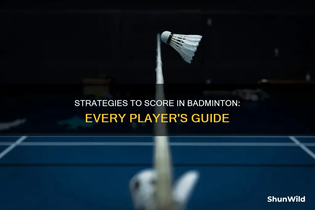 who can score in badminton
