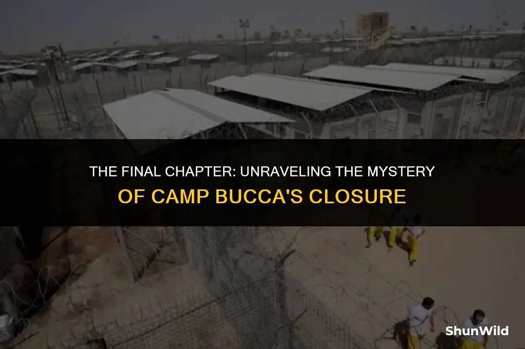who closed camp bucca