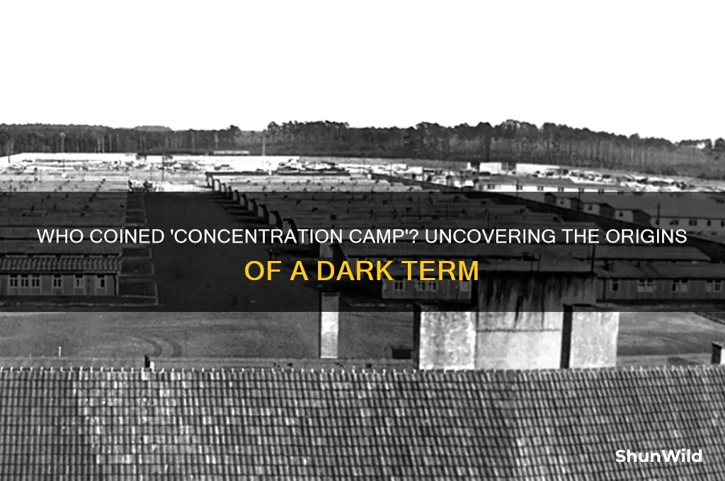 who coined concentration camp