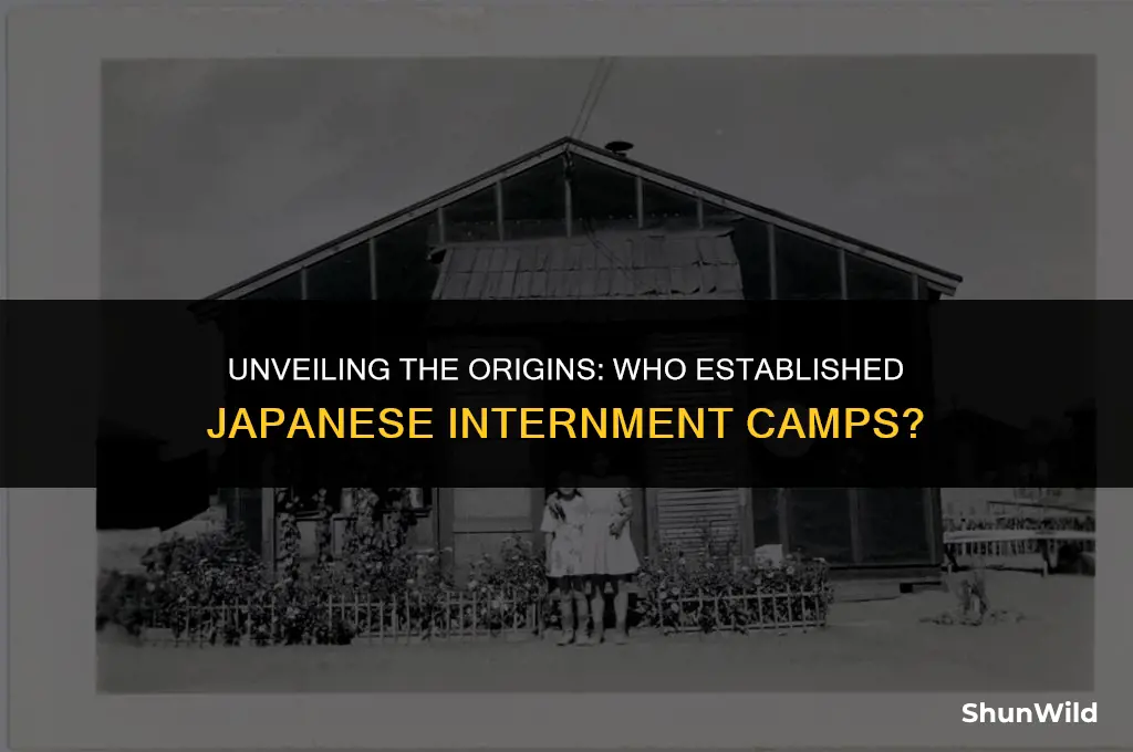 who created japanese intrnments camps