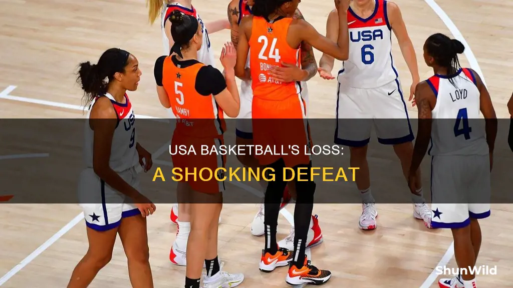 who did usa basketball lose to