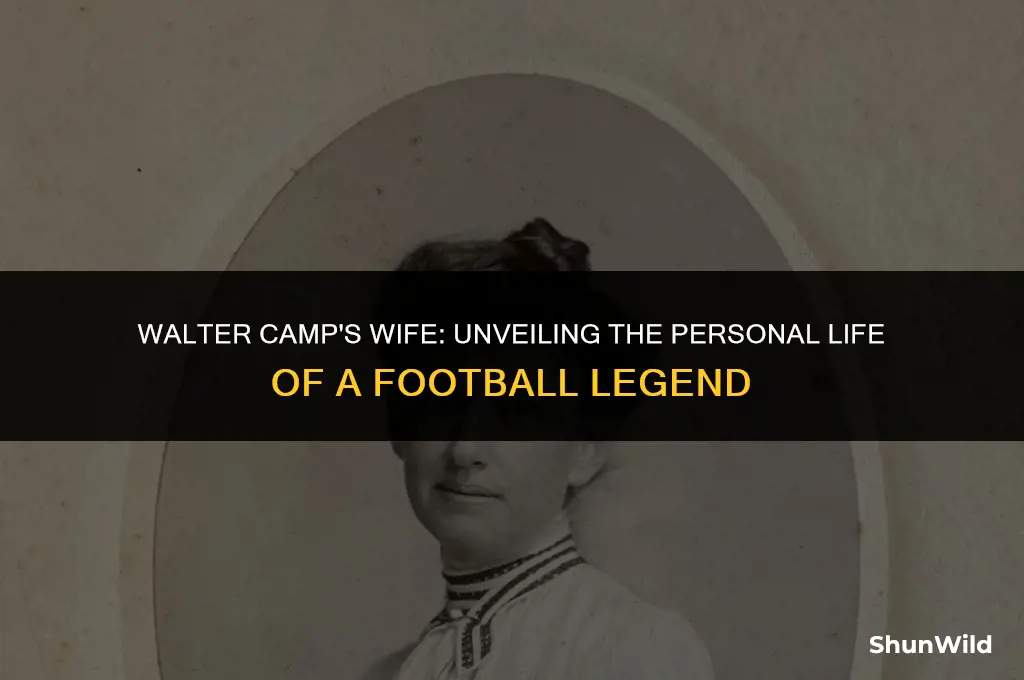 who did walter camp marry