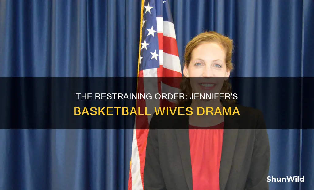 who do jennifer from basketball wives got a restraining order
