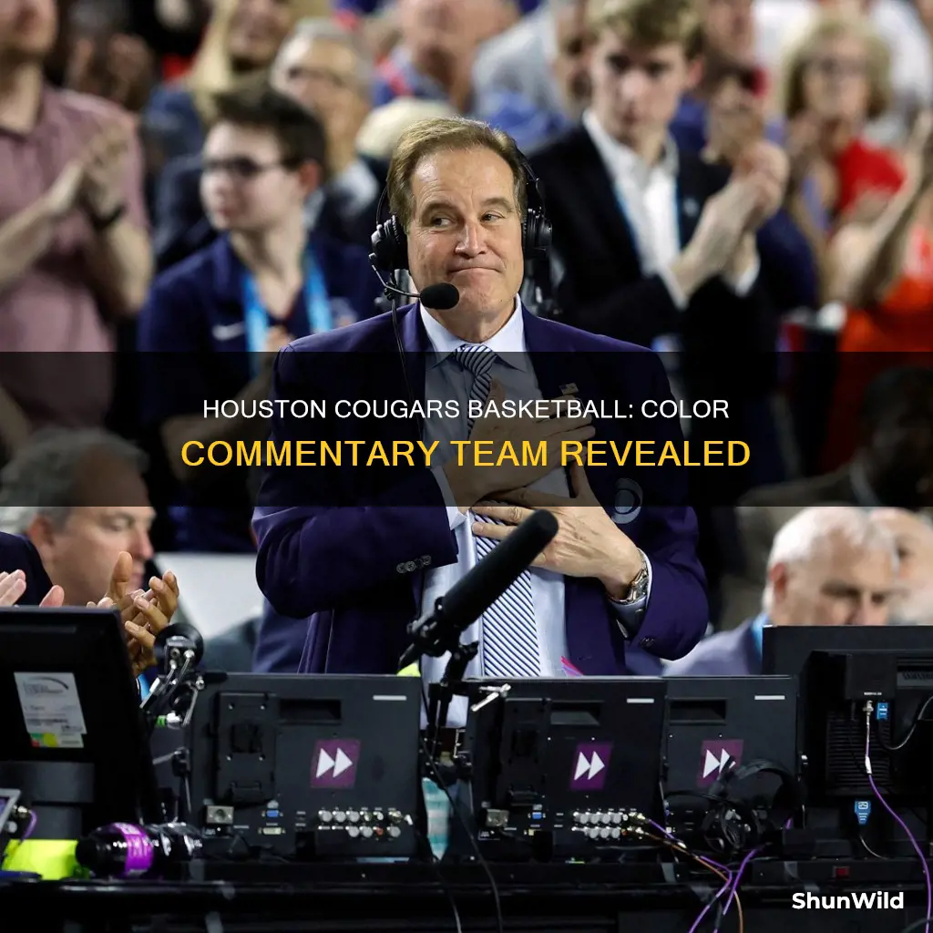 who does the color commentary for houston cougars men