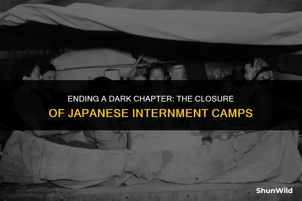 who ended japanese internment camps