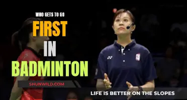 Badminton Serve: Who Serves to Start the Game?