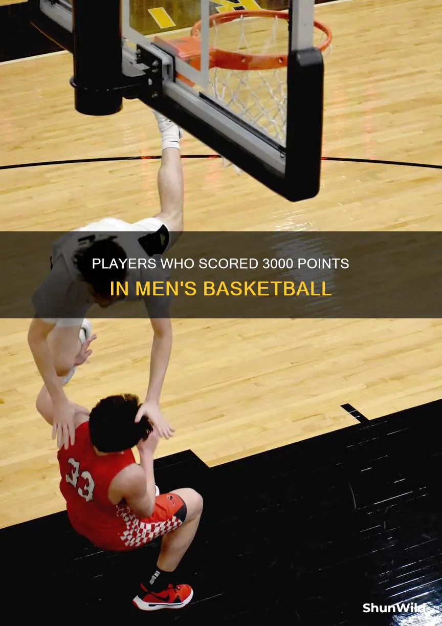 who has scored 3000 points in men
