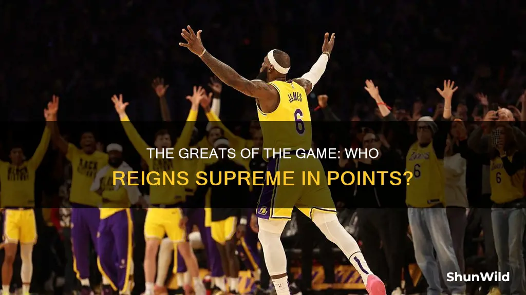 who has the most career points in basketball