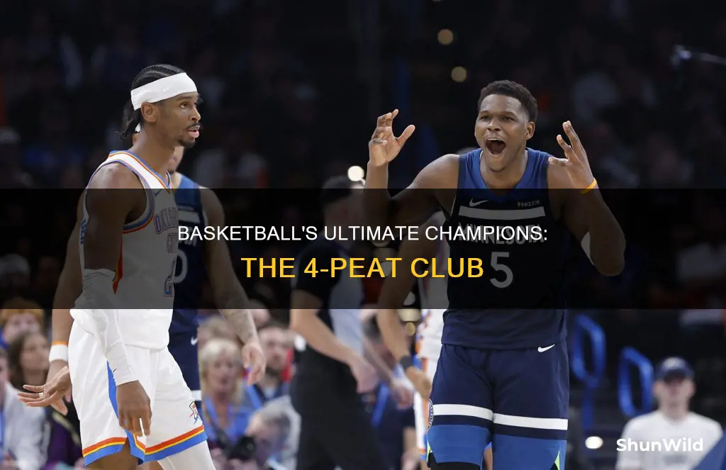 who has won 4 basketball championships