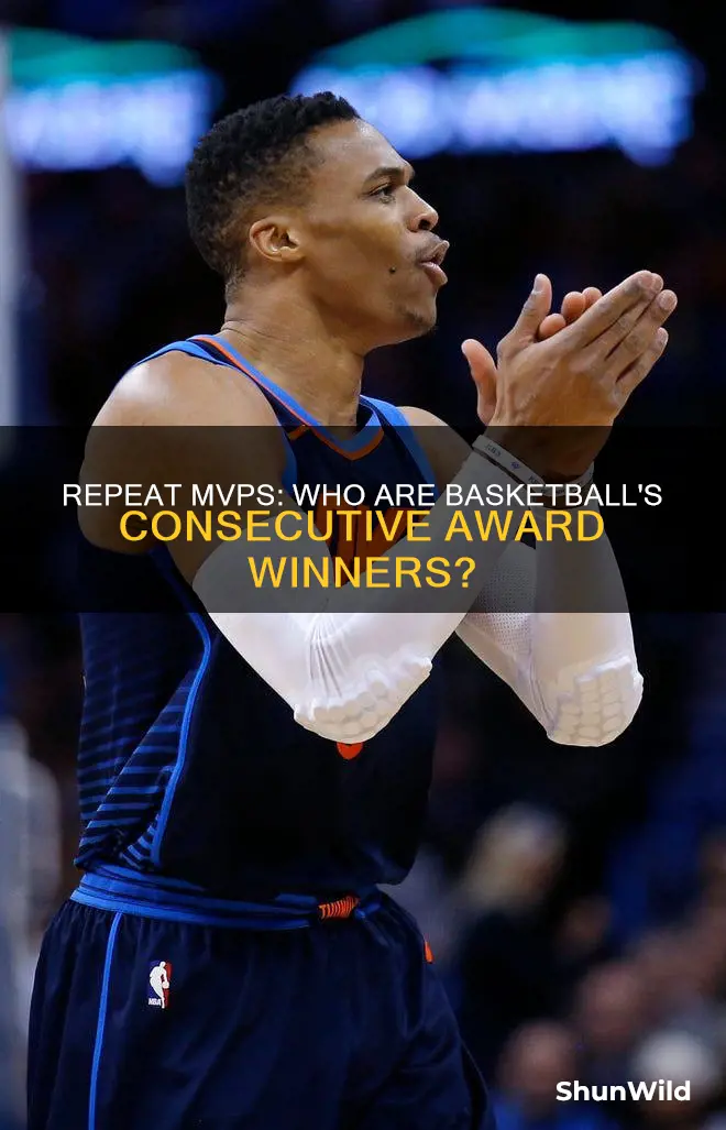 who has won back to back mvps in basketball