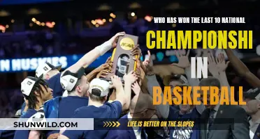 Recent National Basketball Champions: The Last Decade's Winners