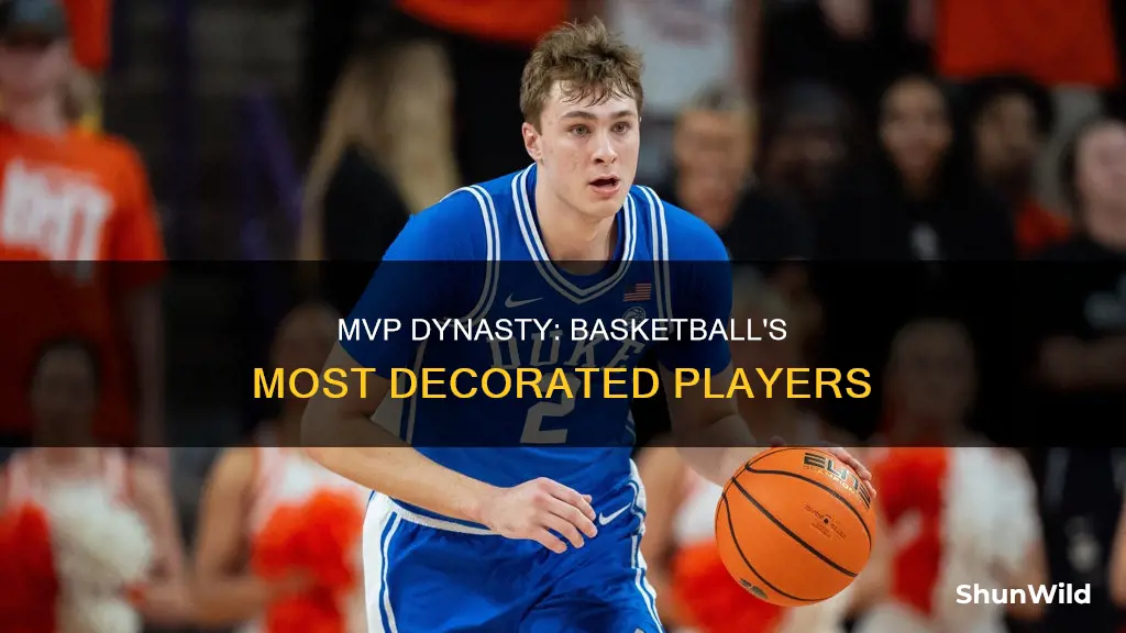 who has won the most mvp awards in basketball