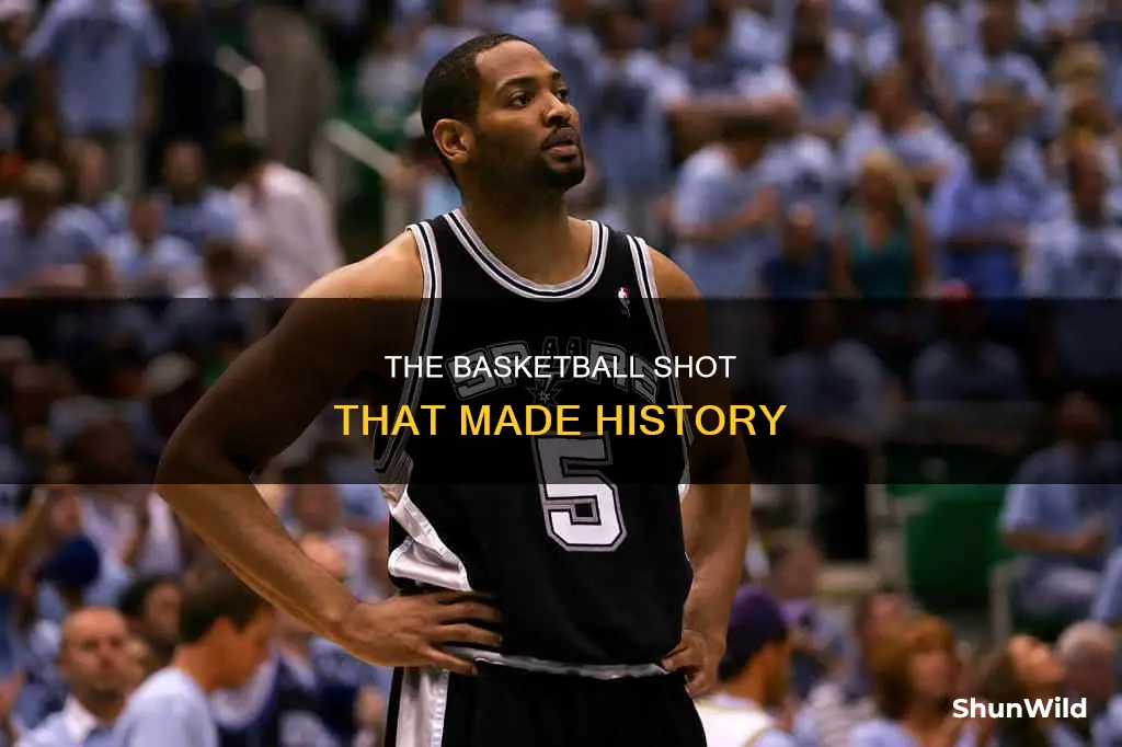 who hit the shot heard round the world basketball