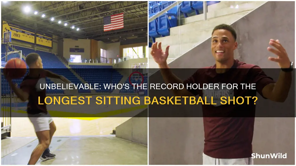 who holds the record for the longest sitting basketball shot