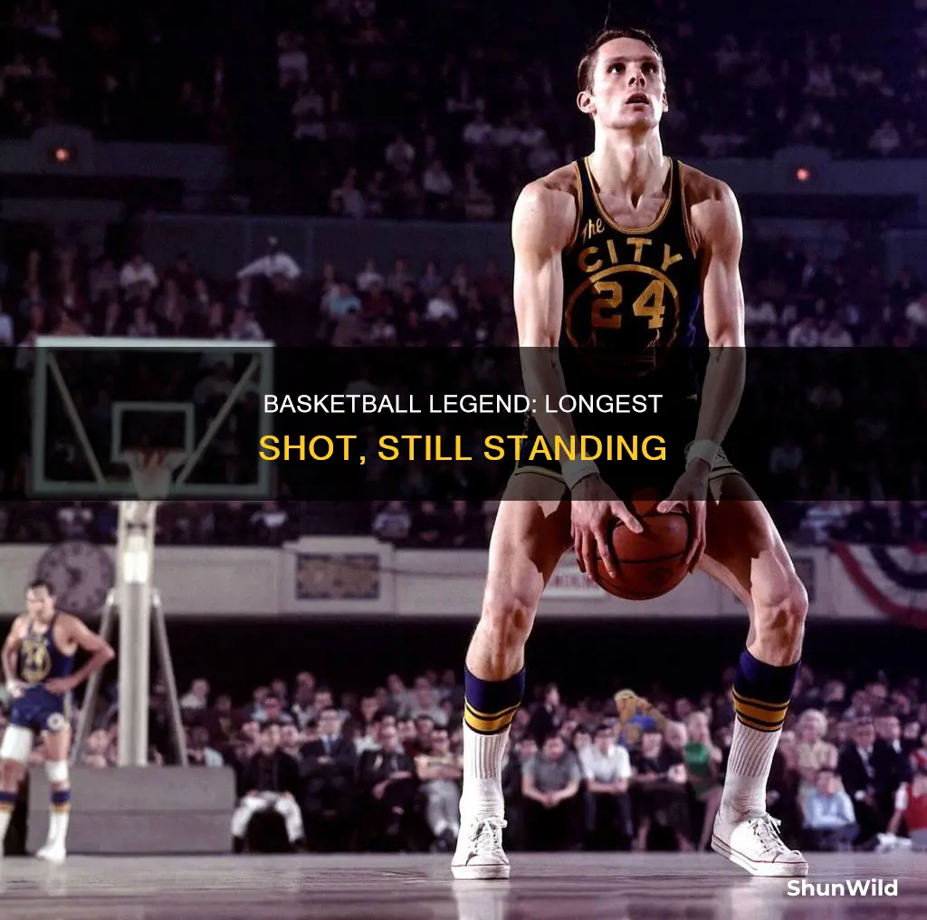 who holds the record for the longest sitting basketball shot