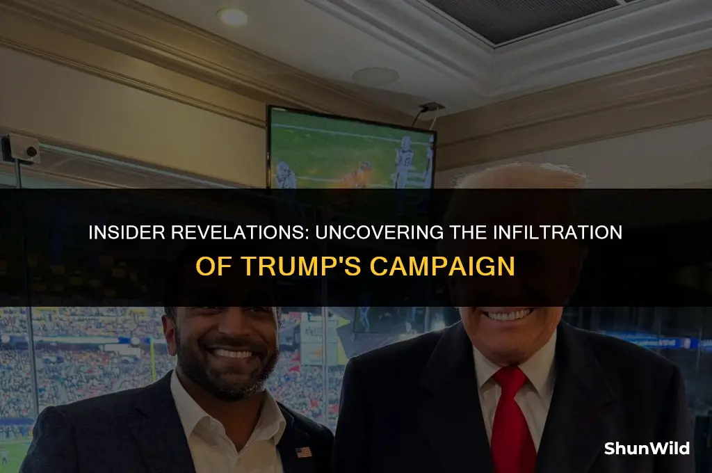 who infiltrated trump camp