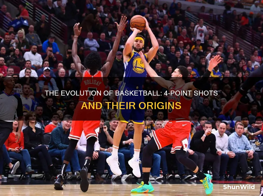 who introduced 4 point shot in basketball