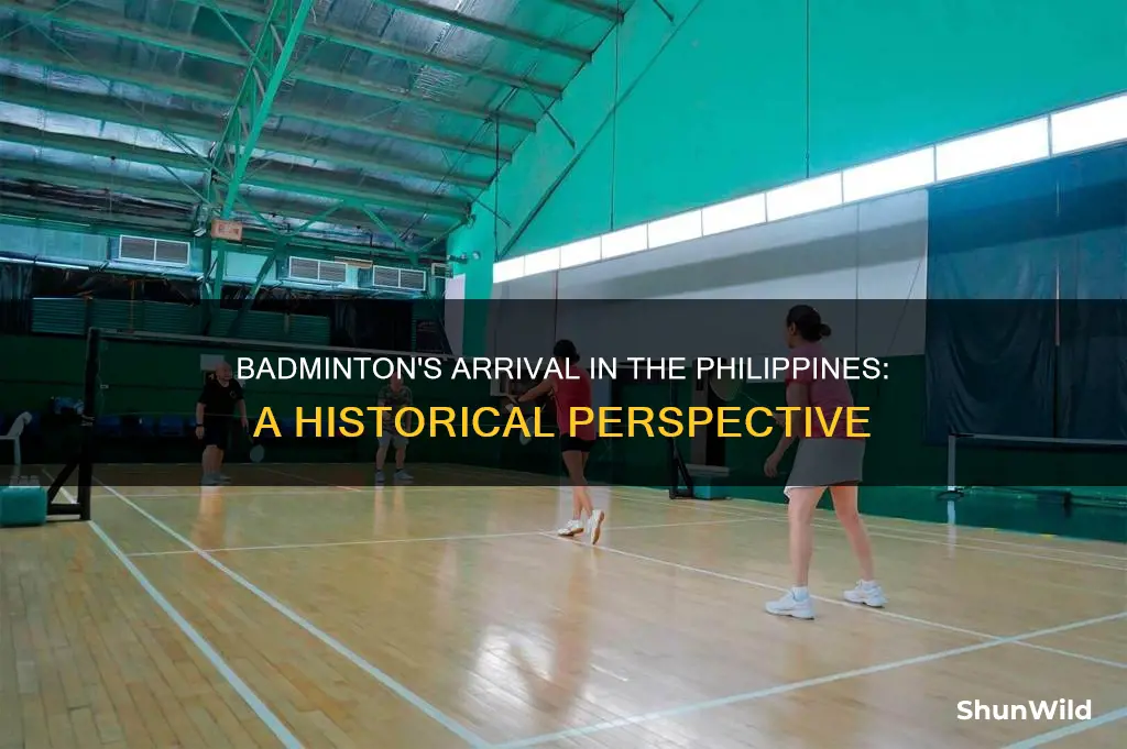 who introduced badminton in the philippines