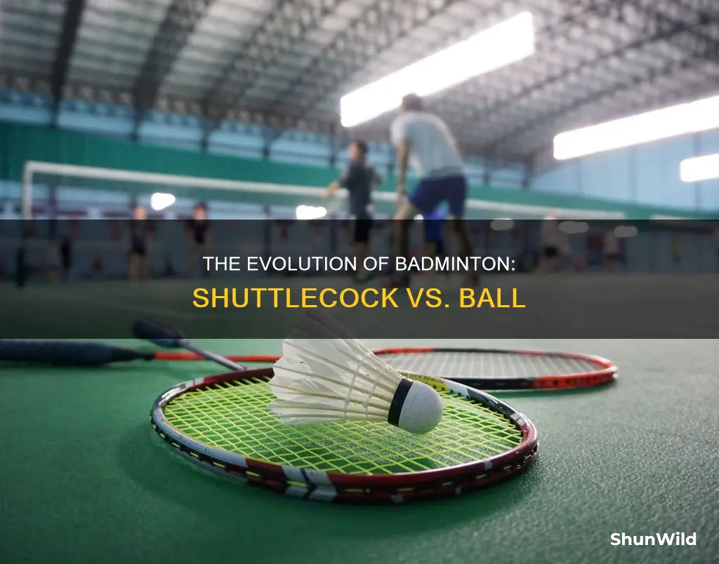 who invented badminton ball vs shuttle