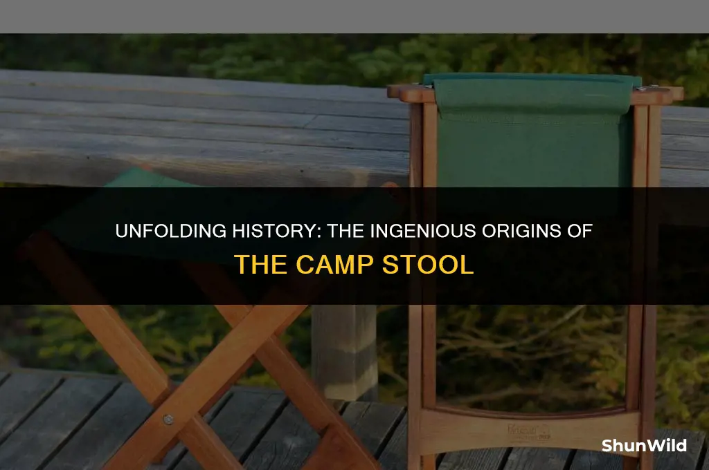 who invented folding camp stool