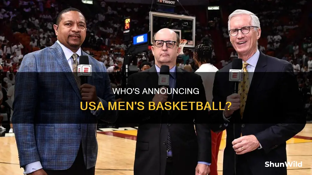 who is announcing usa mens basketball