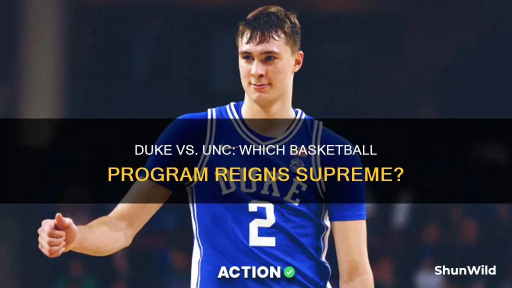 who is better duke or unc basketball