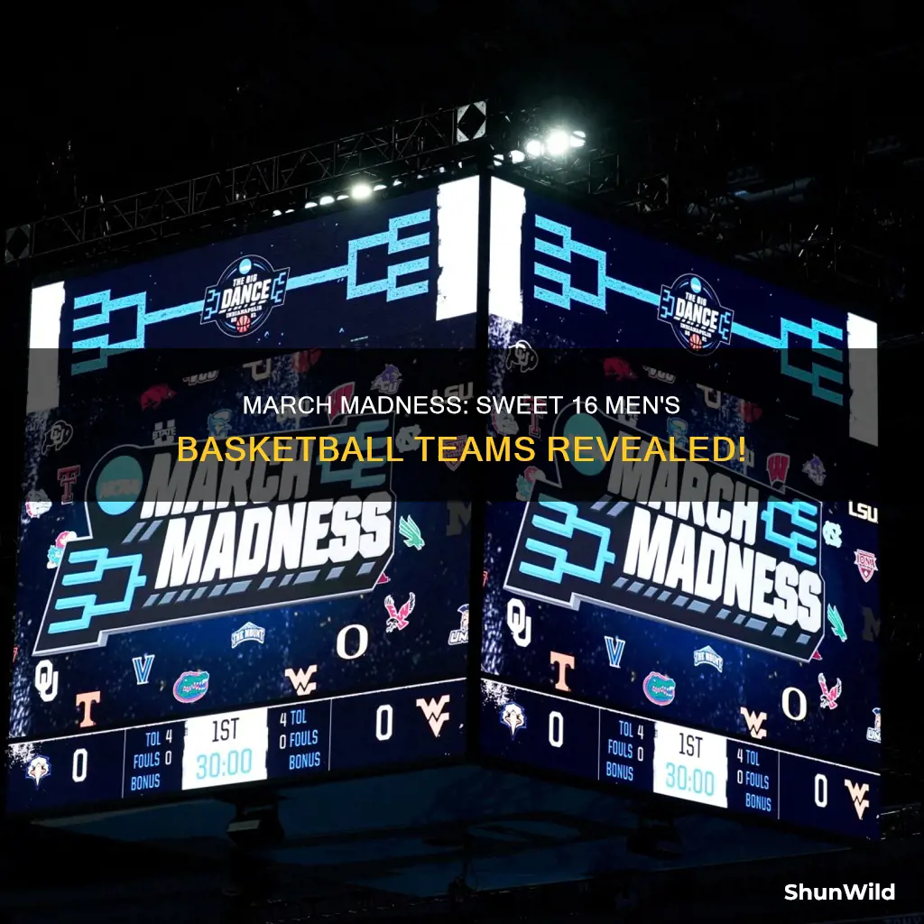 who is in the sweet 16 men