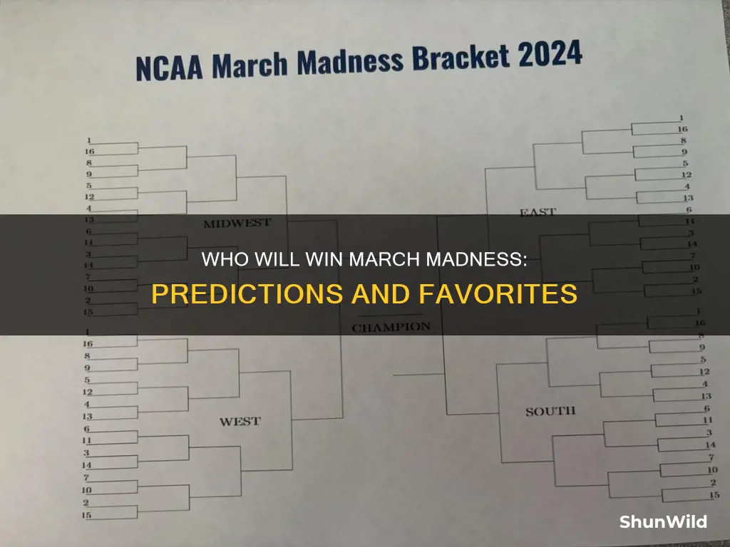 who is picked to win the march madness basketball