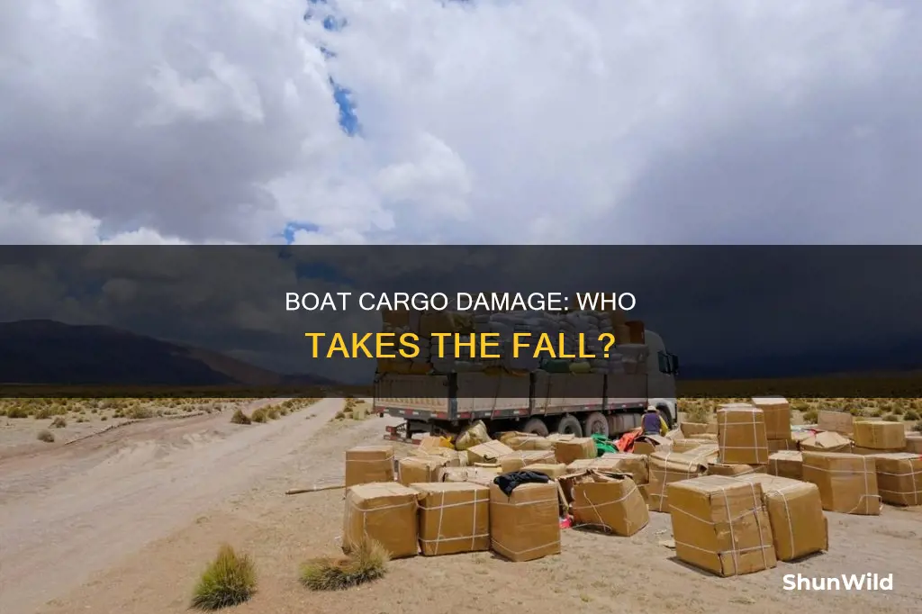 who is responsible for damaged goods on a boat