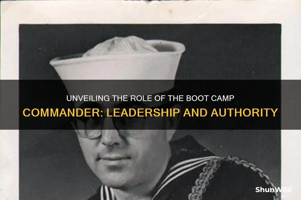 who is the commander at a boot camp