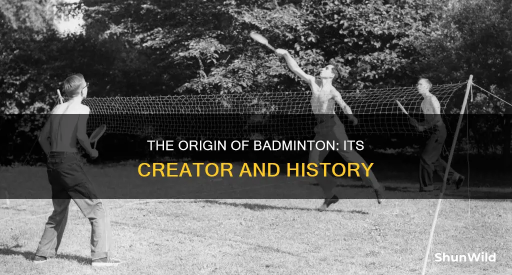 who is the creator of badminton
