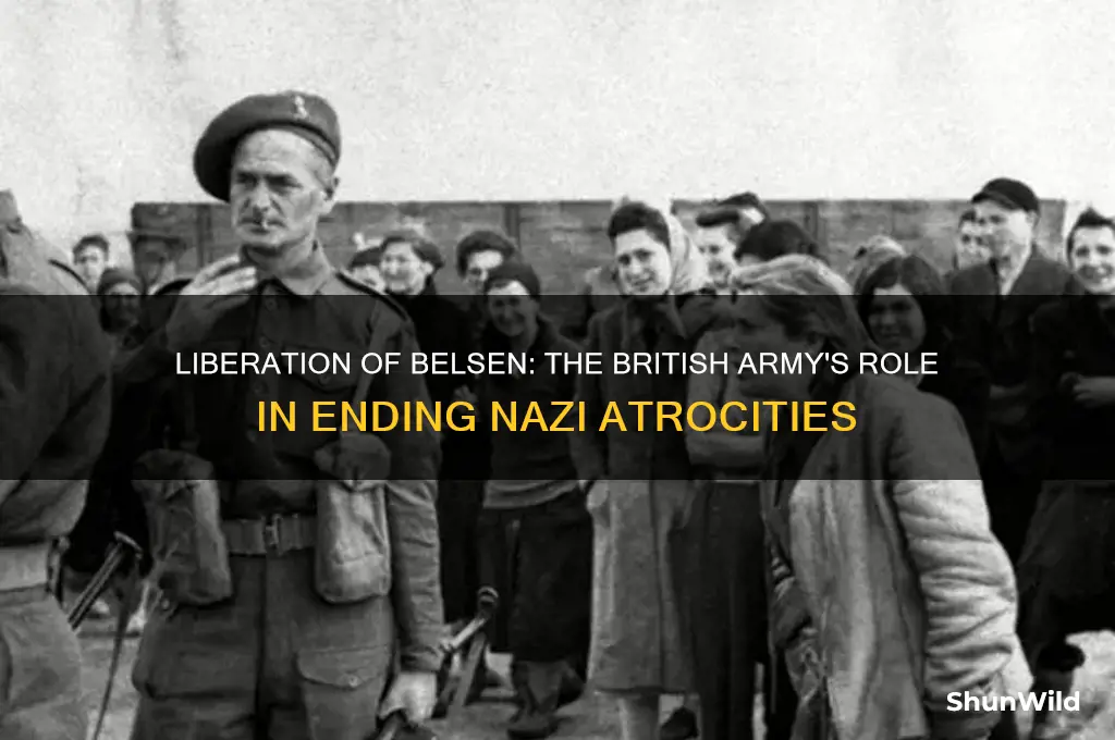 who liberated belsen concentration camp