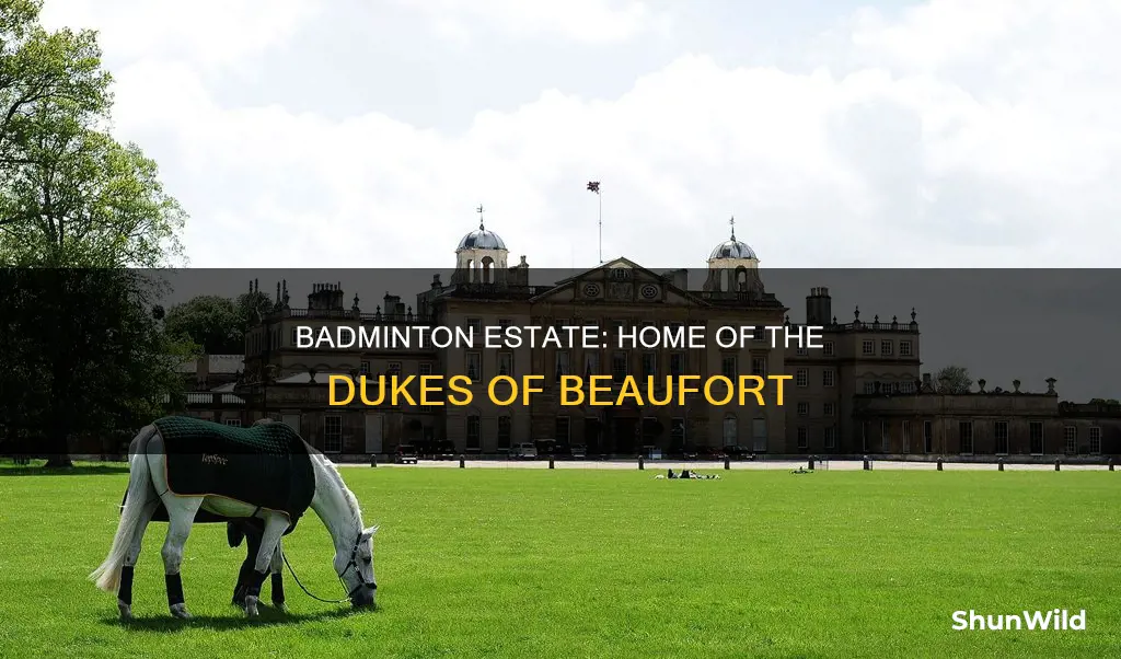 who lives at badminton estate