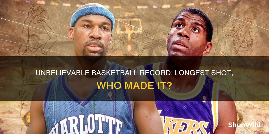 who made the worlds onges sitting basketball shot