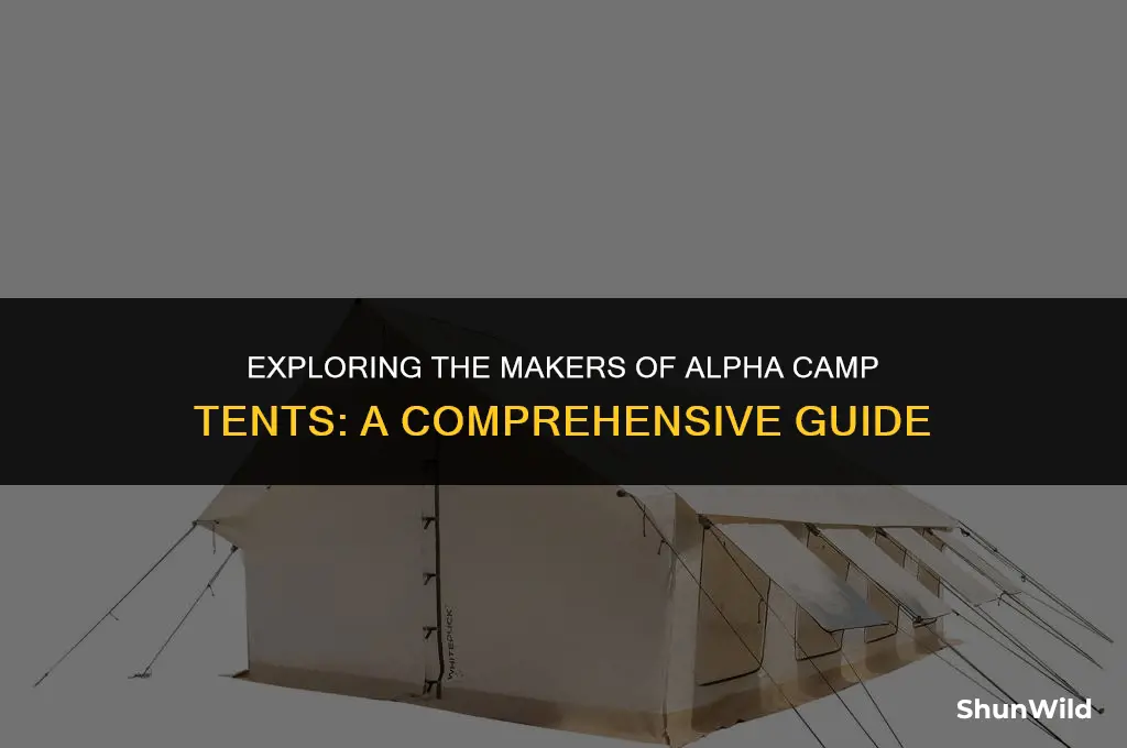 who makes alpha camp tents