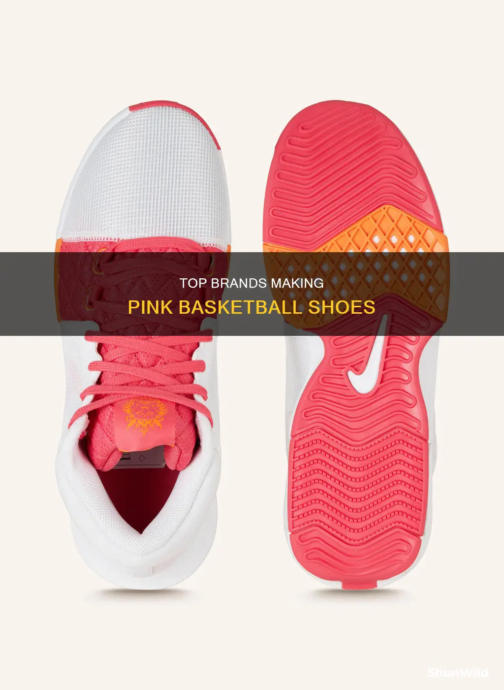 who makes pink basketball shoes
