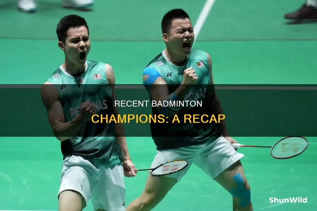 who most recently won badminton