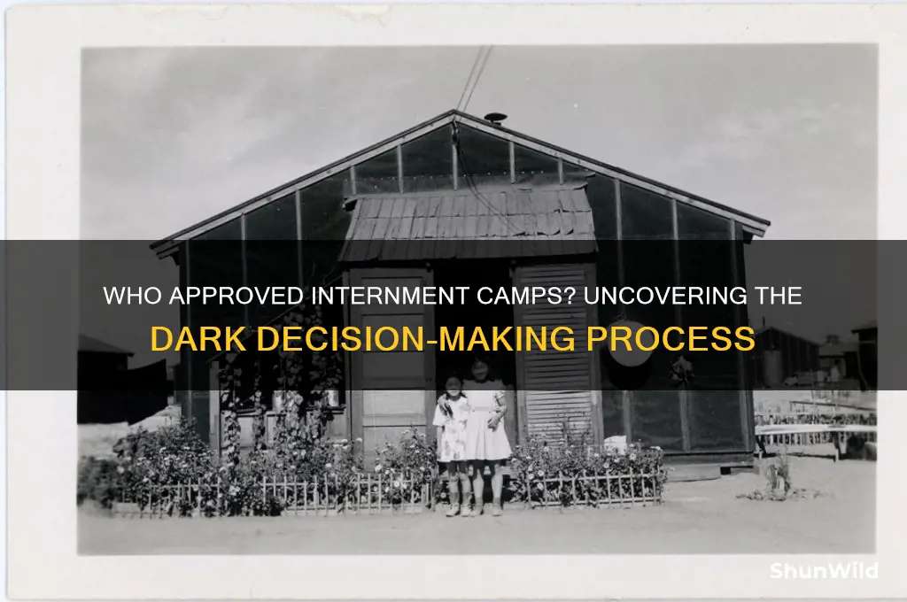 who okayed internment camps