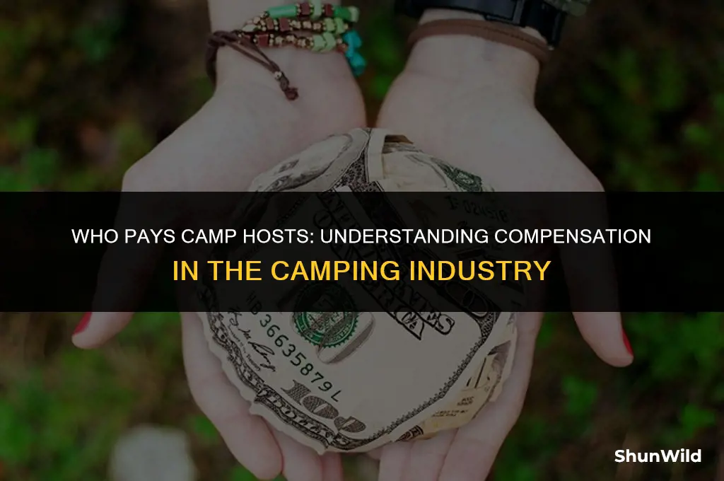 who pays camp hosts
