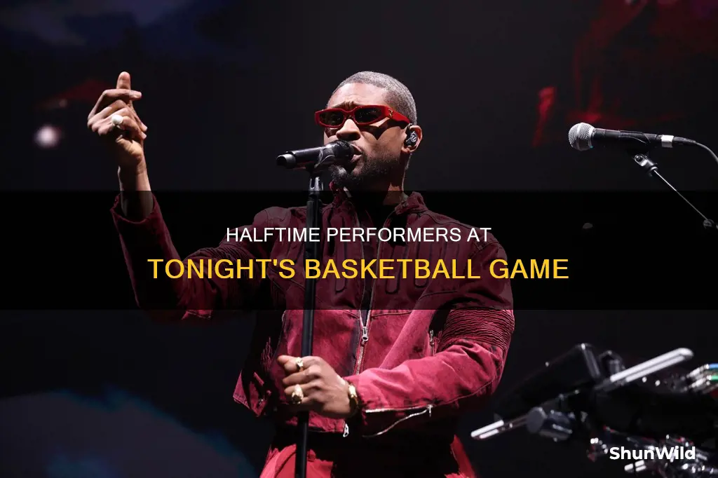 who performed at halftime basketball tonight