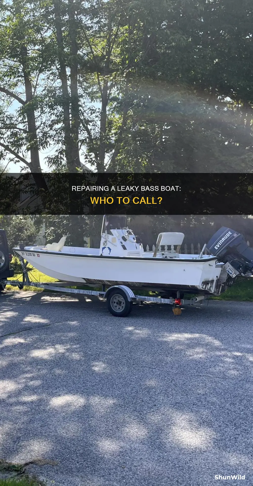 who repairs a leaky bass boat