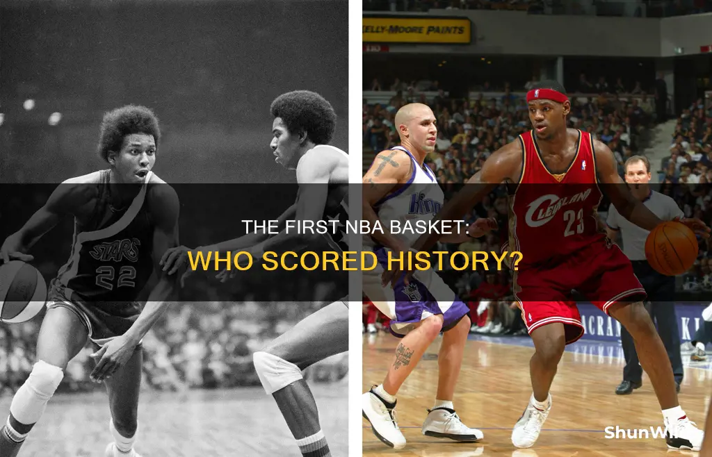who scored the first ever nba basketball