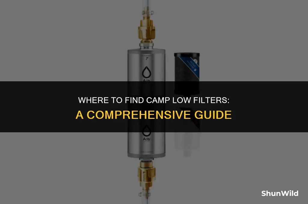 who sells camp low filters