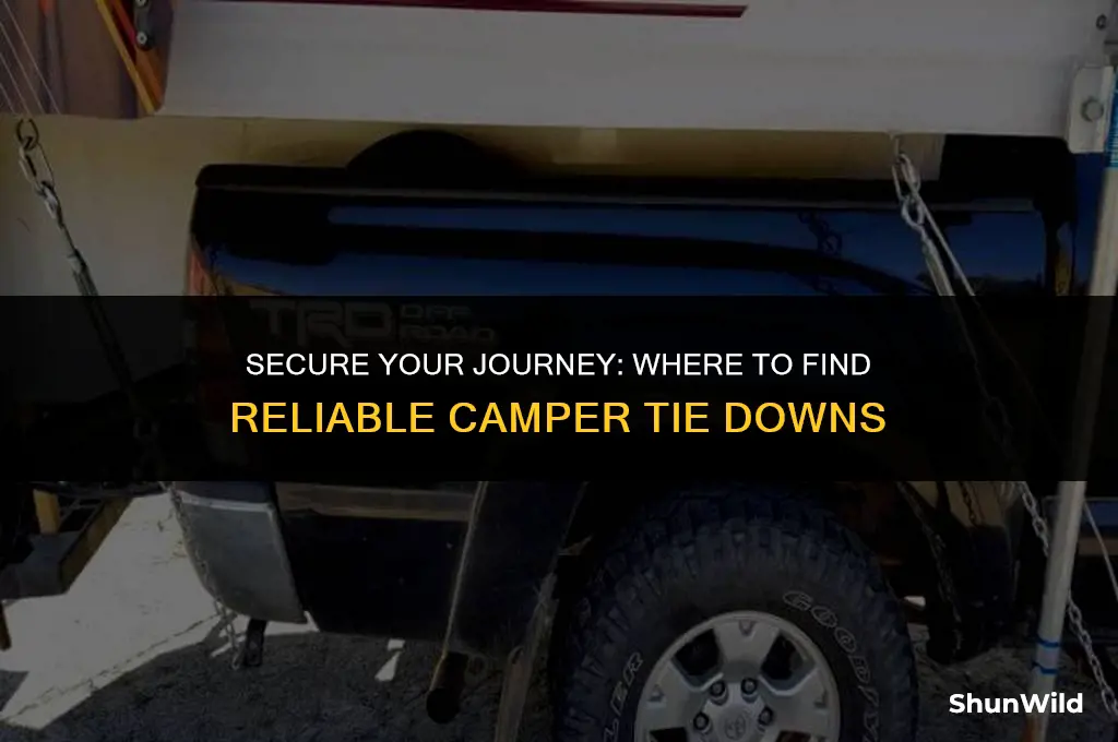 who sells camper tie downs