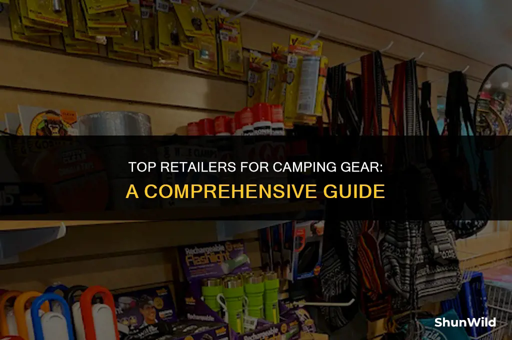 who sells camping gear