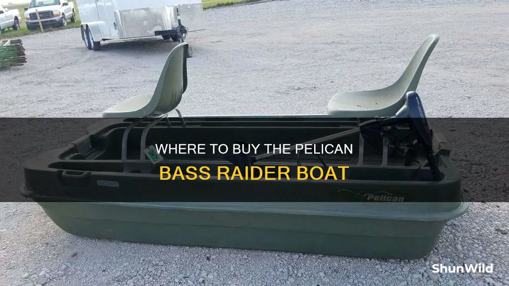 who sells pelican bass raider boat