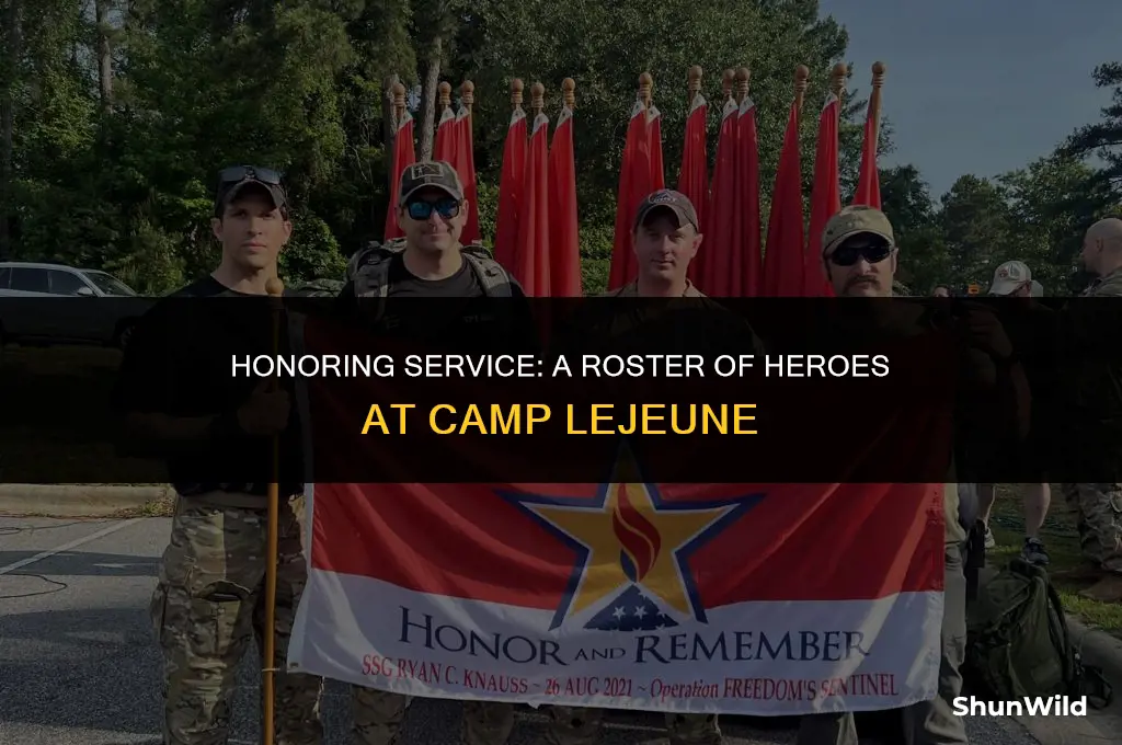who served at camp lejeune
