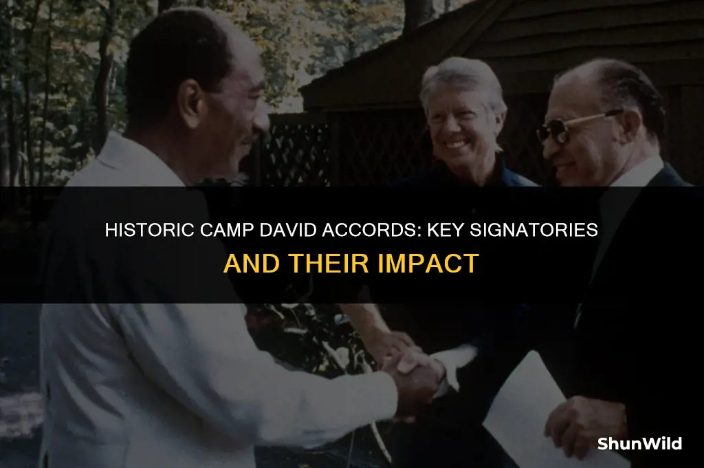 who signed camp david accords