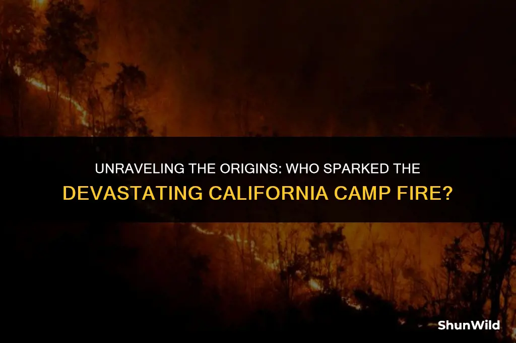 who stared calif camp fire